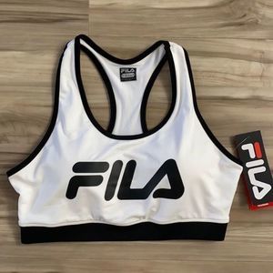FILA color blocked promise training bra NWT
